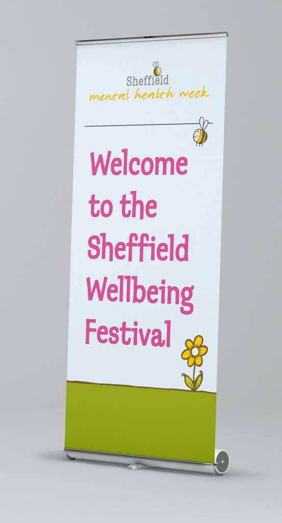 Wellfest banner (Sheffield Mental Health Week)